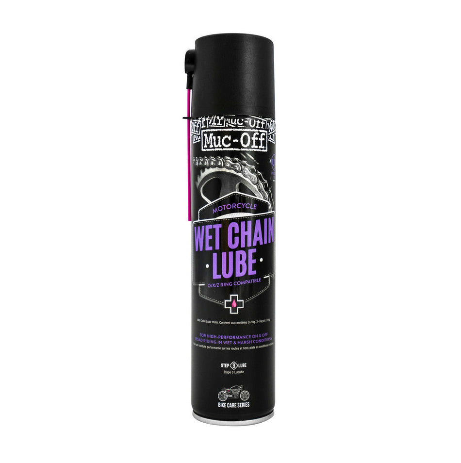 Muc-Off 611 - Voděodolné mazivo na řetězy - 400 ml - Wet Chain Lube