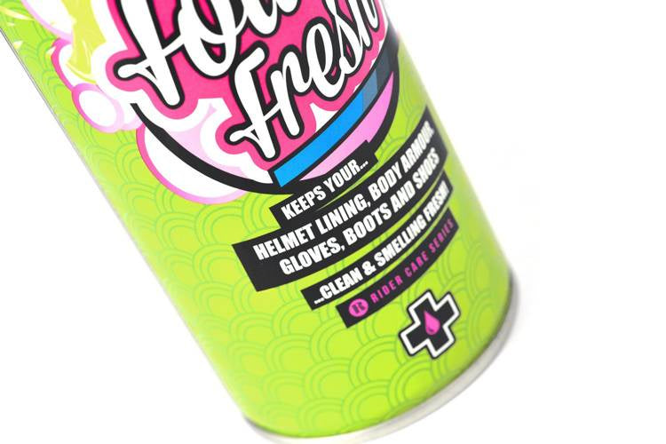 Muc-Off 199 - Osvěžující pěna na helmu, boty a rukavice na motorku - 400ml - Foam Fresh