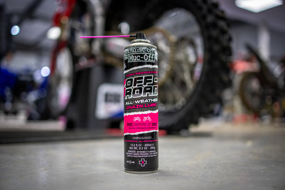Muc-Off 20452 - Mazivo do terénu pro každé počasí, keramická báze - 400 ml - Mazivo do terénu pro každé počasí na řetězy