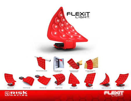 Svítilna Risk Racing FLEXiT 2.0 — ohebná, 200 lm