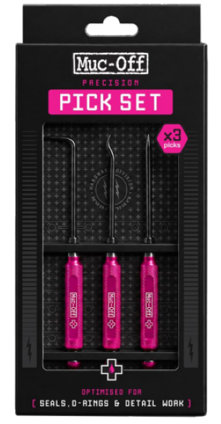 Muc-Off 21601 3x Precision Set  Sada 3 precizních nástrojů