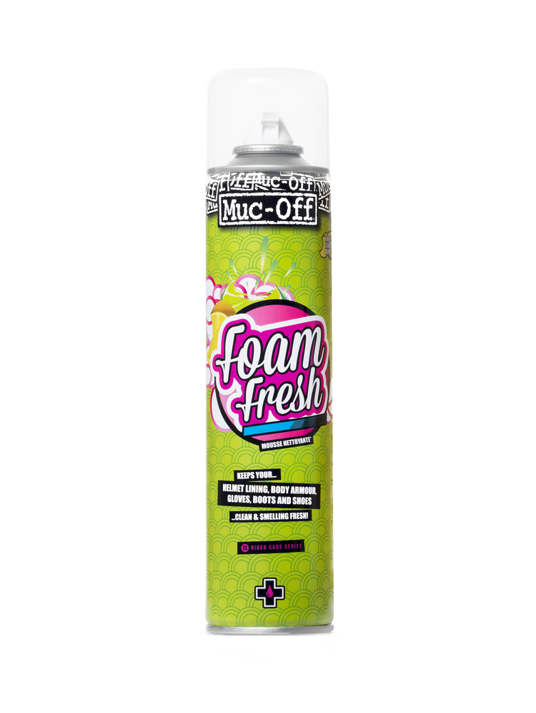 Muc-Off 199 - Osvěžující pěna na helmu, boty a rukavice na motorku - 400ml - Foam Fresh