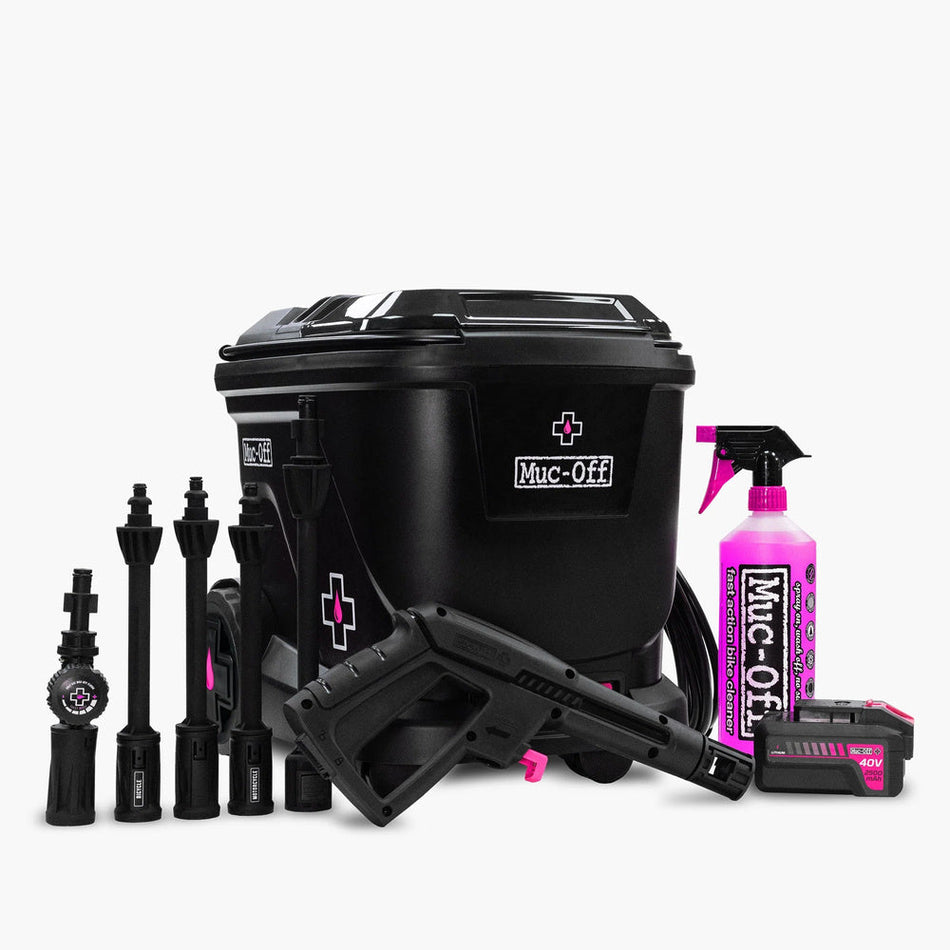 Muc-Off 21180 - Mobilní tlaková myčka, startovací sada pro motocykly