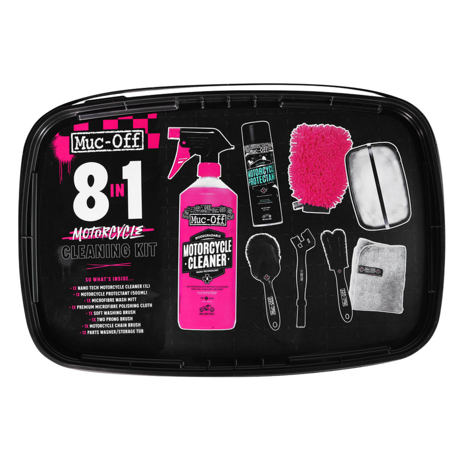 Muc-Off 21197 - Sada na čištění motocyklu 8 v 1