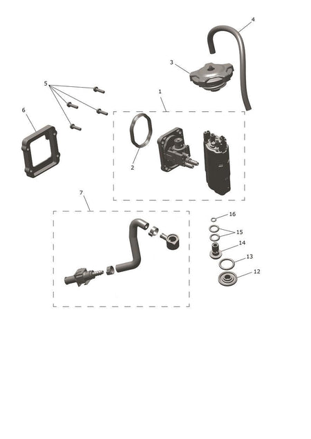 Hadice přívodu paliva komplet, MX — rozkres Triumph, číslo dílu T2406040