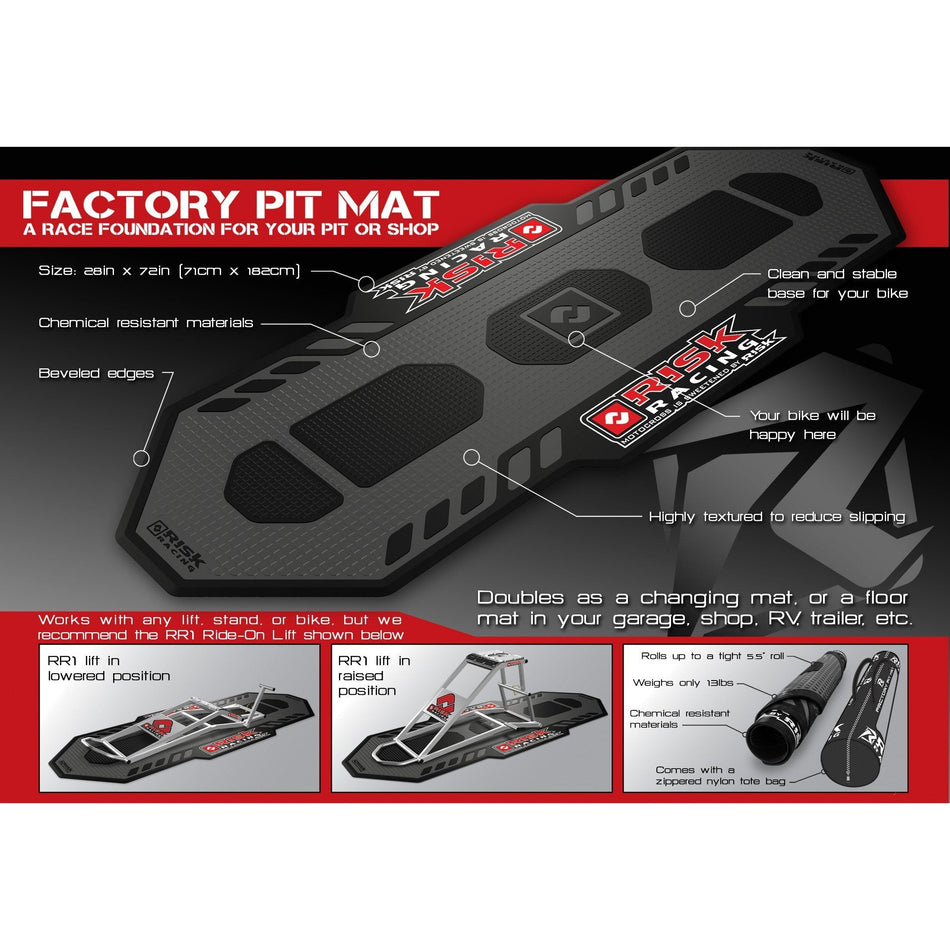 Podložka pod motocykl Risk Racing Factory Pit Mat