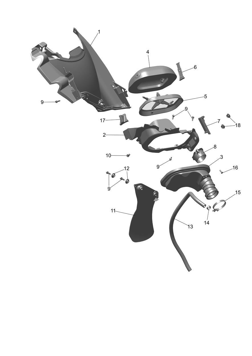 Šroub samořezný HHF 6 x 20 PT — rozkres Triumph, číslo dílu T3336102