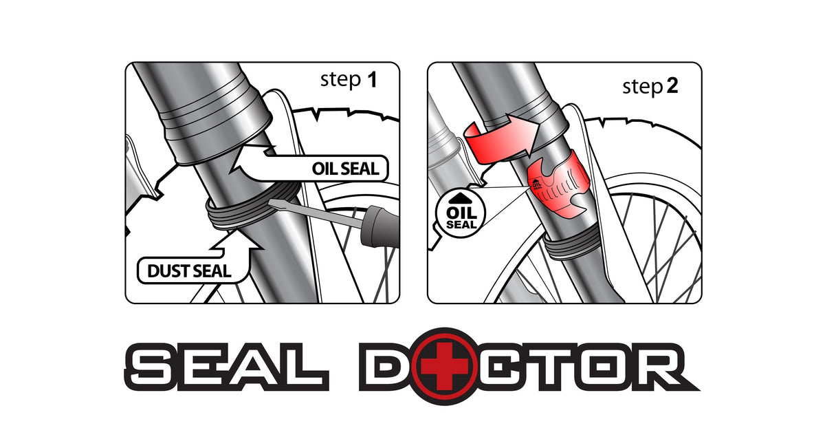 Seal Doctor Risk Racing — oprava gufer vidlic, malý (35–45 mm)