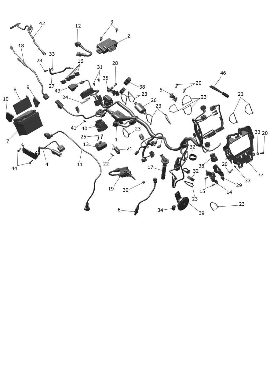 Záslepka konektoru, 7 pinů — Triumph, číslo dílu T2505347