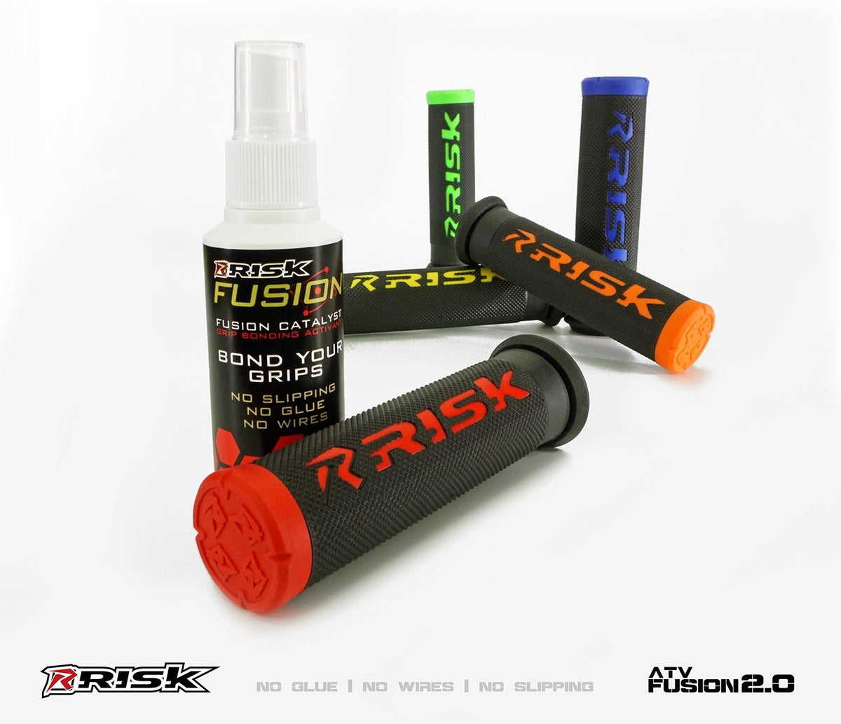 Gripy Risk Racing FUSION 2.0 ATV/MTB — modré