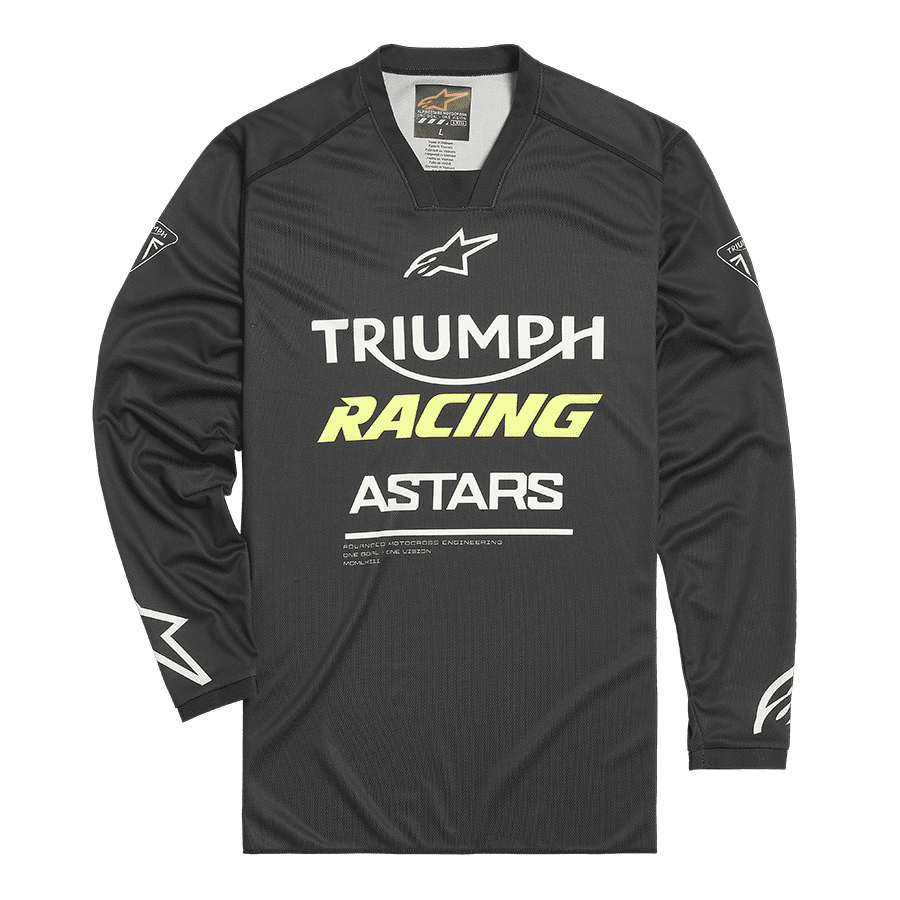 Dres Triumph x Alpinestars Racer Graphite MX — Triumph, číslo dílu MTLS22905-M
