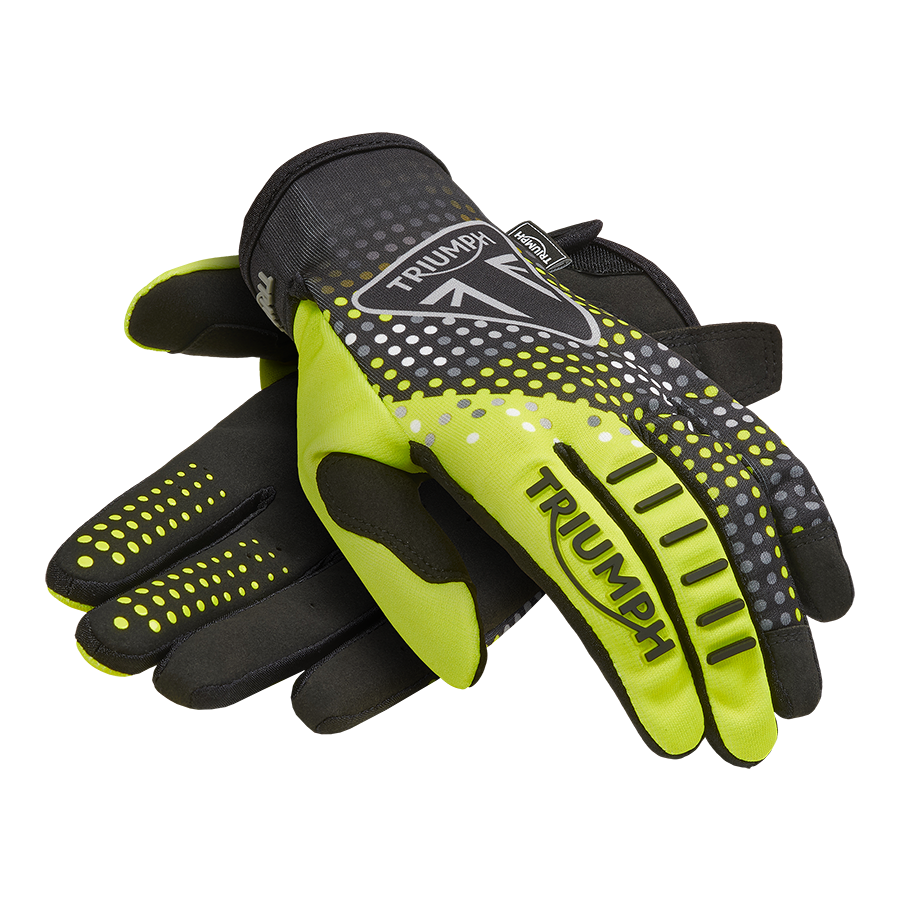 Rukavice Roller MX fluo/černé — Triumph