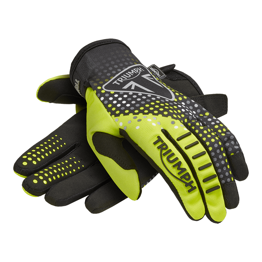 Rukavice Roller MX fluo/černé — Triumph