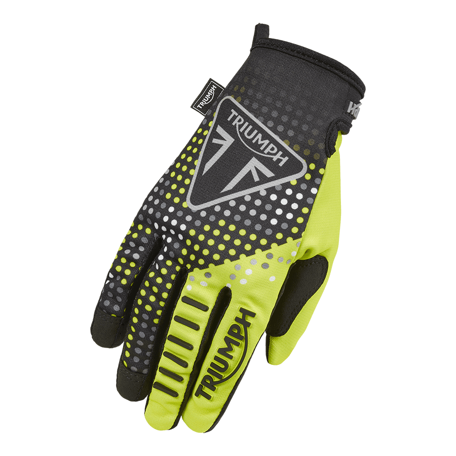 Rukavice Roller MX fluo/černé — Triumph