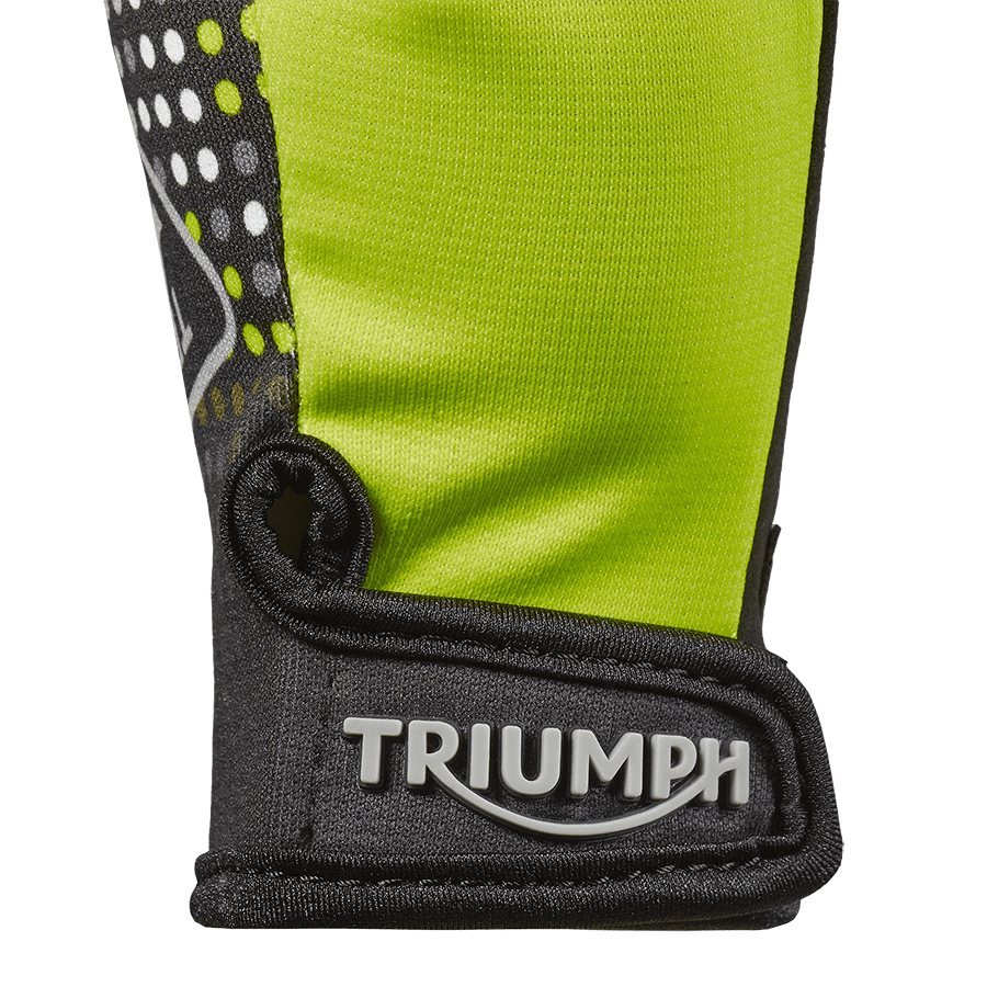 Rukavice Roller MX fluo/černé — Triumph